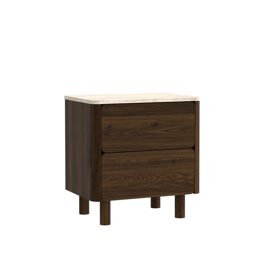 MARVENE 2 Drawer Nightstand